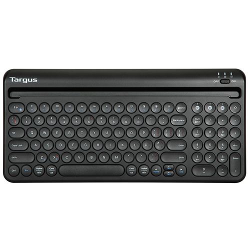Teclado Sem Fio Apoio Para Tablet Antimicrobiano Dual Mode Bluetooth 5.1 até 3 Dispositivos Targus - AKB867OUT [Reembalado]