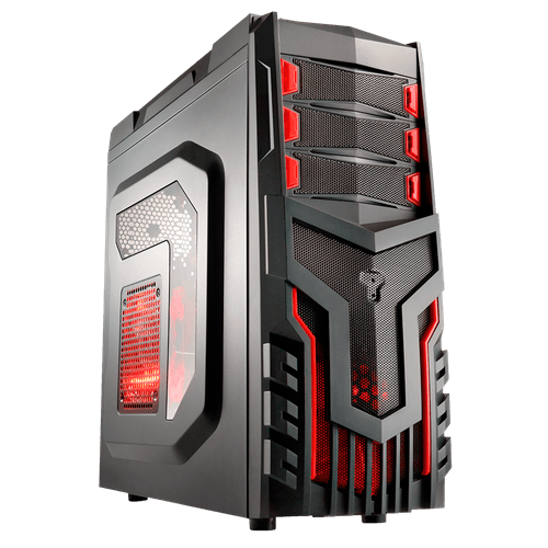 Gabinete Gamer Sem Fonte Cooler Com Led Multilaser - GA124